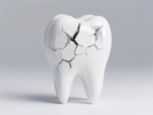 Image of a chipped tooth.